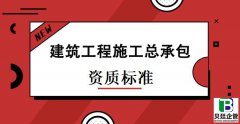 建筑工程施工总承包资质标准